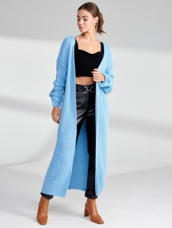 Женский вязаный кардиган оверсайз, кофта